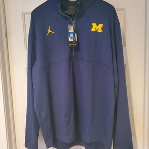 🟡🔵Jumpman Michigan quarter zip🟡🔵